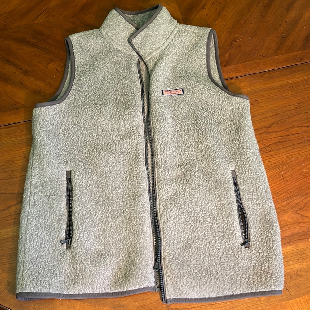Vineyard, vines, women’s size small fleece vest